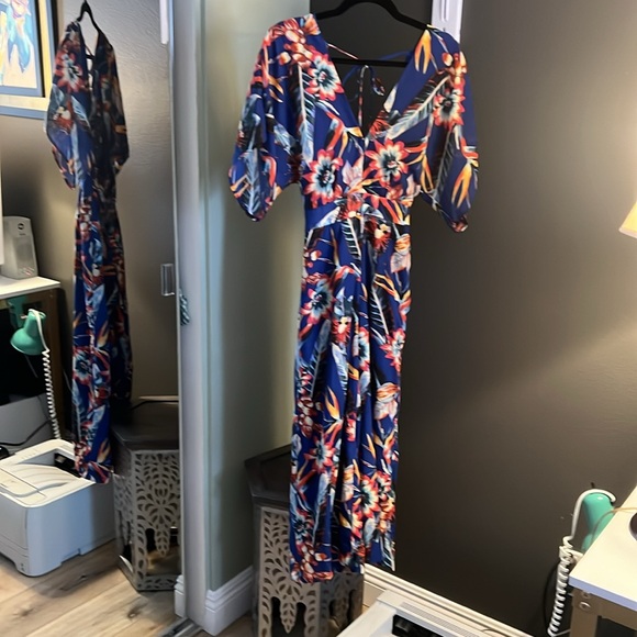 🛑 1 hour sale. Red Carter, Vivian tropical, Anthropologie - Picture 4 of 7
